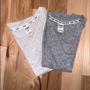 VS pink v-neck bundle